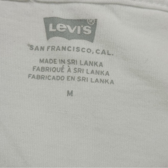 Levi’s Perfect Tee Shirt Glitter Logo (Size M) - Picture 5 of 6